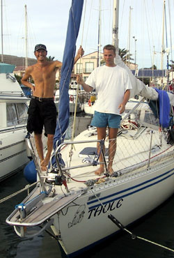 Jarle og Roy like f�r avreise